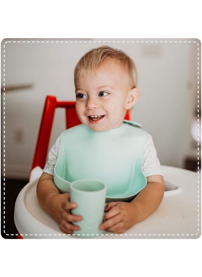 otterlove Silicone Baby & Toddler Training Cup Pediatric Ot Approved 100% Platinum Pure Lfgb Silicone Unbreakable Plastic Free Tiny Cup Perfect For Baby Led Weaning (Sage)  - Image 3