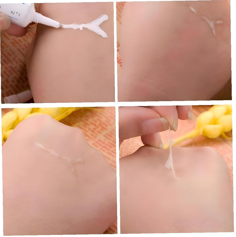 Eyelash Glue - Make your lashes shine with our advanced adhesive that ensures perfect hold and natural look thanks to its latex-free formula for all skin types (2 Pack) - Image 3
