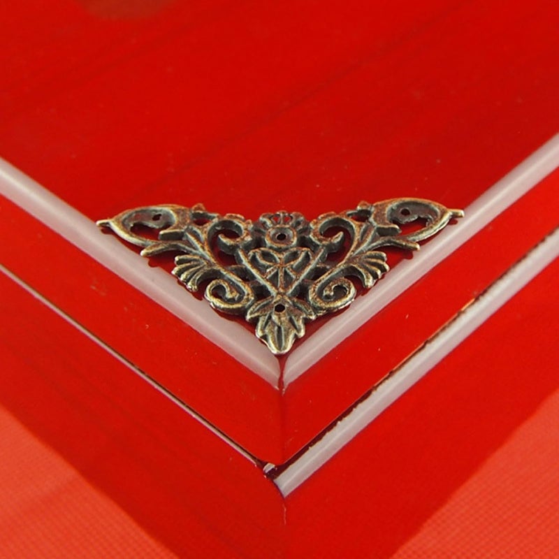 Antique Alloy Metal Box Corner Protectors 12pcs Triangle Edge Guards For Furniture Safety Vintage Decor - Image 4