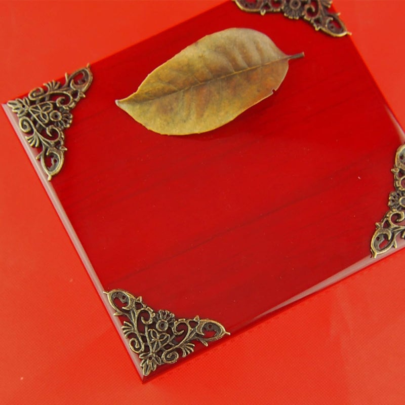 Antique Alloy Metal Box Corner Protectors 12pcs Triangle Edge Guards For Furniture Safety Vintage Decor - Image 5