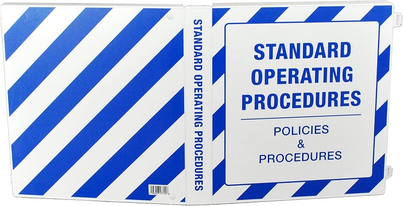 UniKeep UniKeep Industrial Standard Operating Procedures SOP Storage Case with Metal Binder Rings  - Image 5