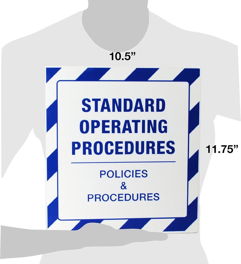 UniKeep UniKeep Industrial Standard Operating Procedures SOP Storage Case with Metal Binder Rings  - Image 3