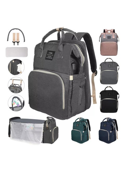 Gonice Diaper Bag Waterproof Backpack Usb Cargo Mosquito Net And Toy