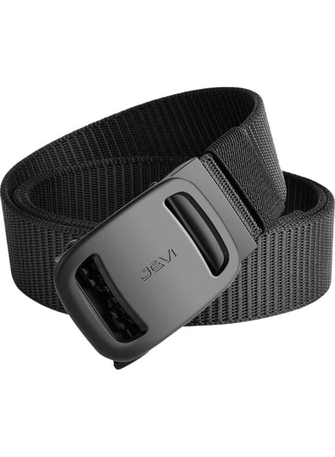 Jevi Men'S Automatic Buckle Canvas Belt, Casual Tactical Belt For Young And Middle-Aged, Trendy Denim Jeans Belt, Birthday Gift - Image 1