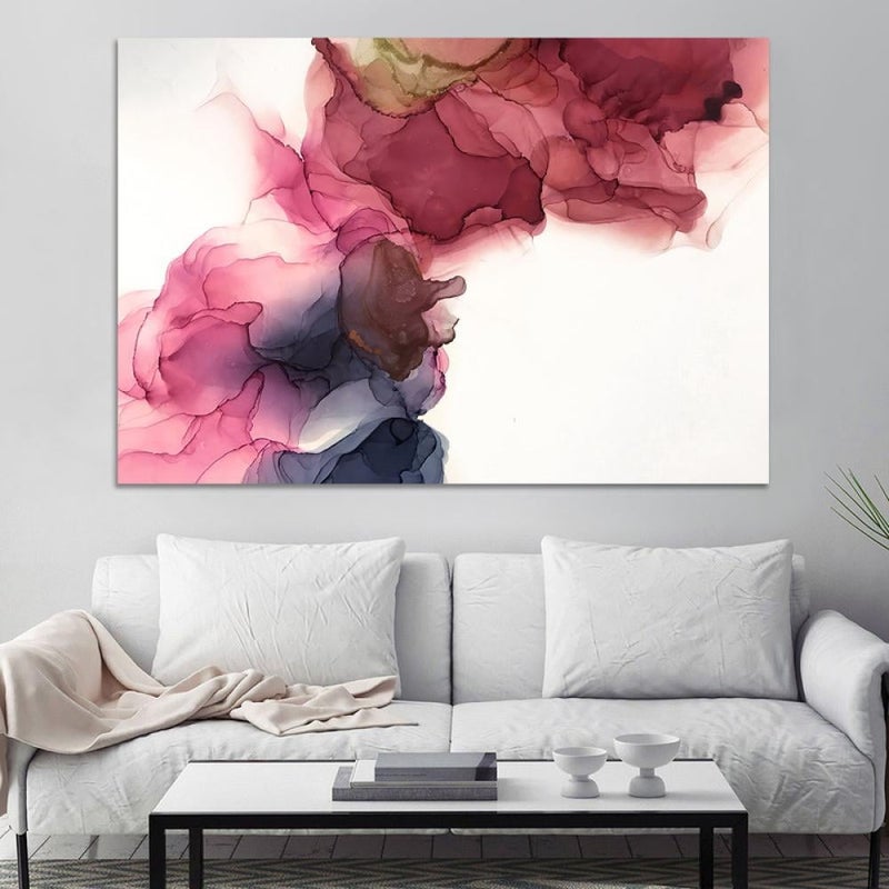 ماركتنا لوحة قماشية بتصميم الفن التجريدي مع برواز مجوف مقاس (60×40) قطعة واحدة - Image 2