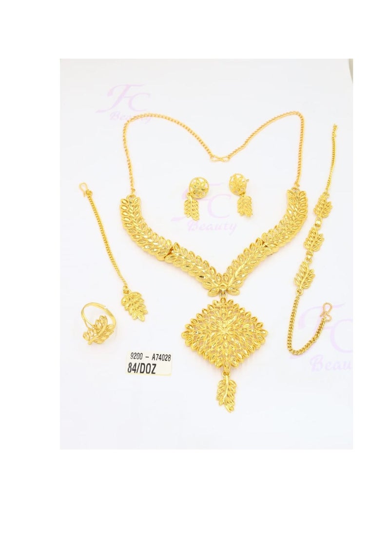 Generic - New Jewellery set Necklace Set Jewelery Wedding Jeweler Indian Artificial Necklace Set - Image 1