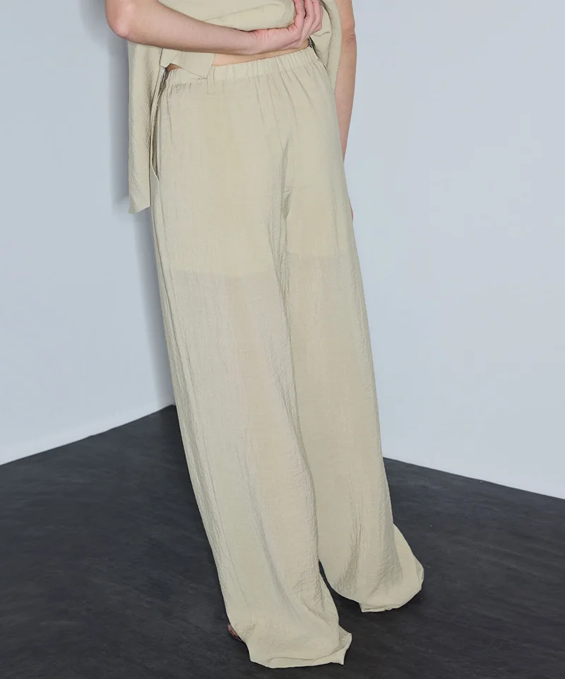 Ipekyol  Belted Crinkle-Effect Trousers for Women | Best Price UAE