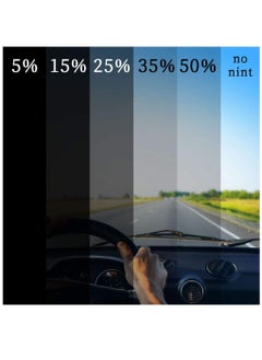 SYOSI Window Tint Film, 50% VLT Professional Uncut Car Window Film, Car Packaging Sun Film Suitable For Sunscreen Heat Insulation, Car Diy, Privacy Protection 2 Roll, 1m×50cm  - Image 3