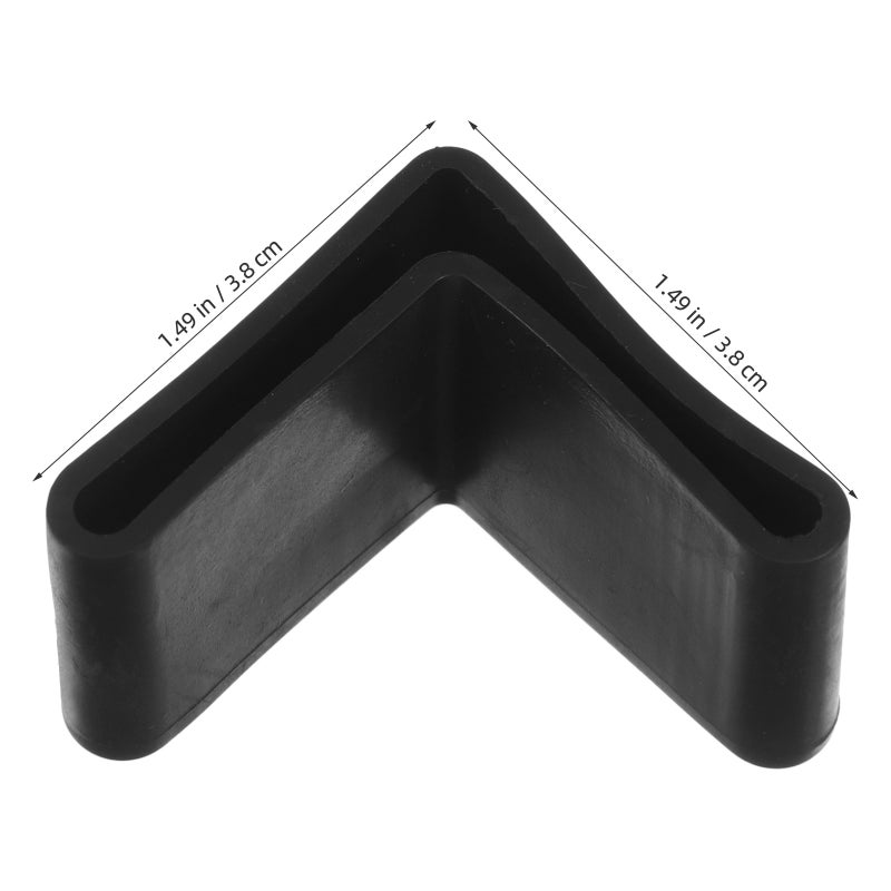 Leg Cover, Reusable Rubber Protectors for Furniture Stability, Triangular Design - Image 2