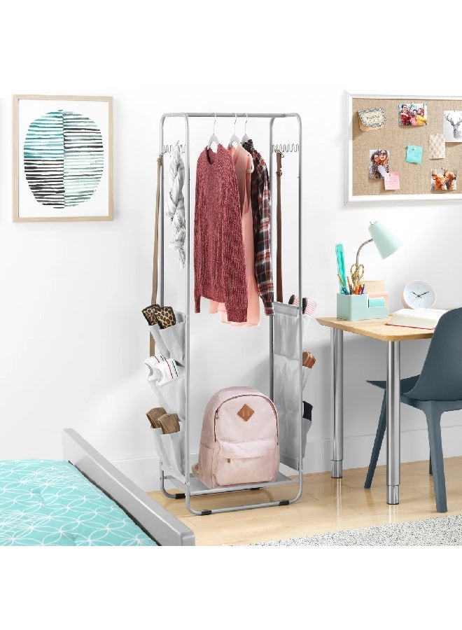 Whitmor Freestanding Garment Rack Grey 155.58 x 50.8 x 29.85 cm 6705-10201-GG - Image 2