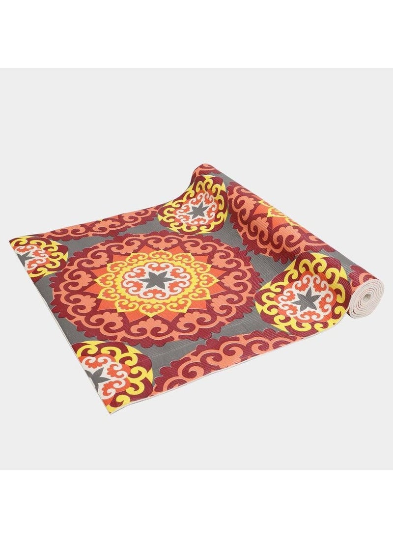 SportQ Premium 4mm Thick Non-Slip Yoga Mat with Attached Band Perfect for High Intensity Interval Training, Pilates, Yoga and Many Other Home Exercises by SportQ with Carrying Bag  - Image 1