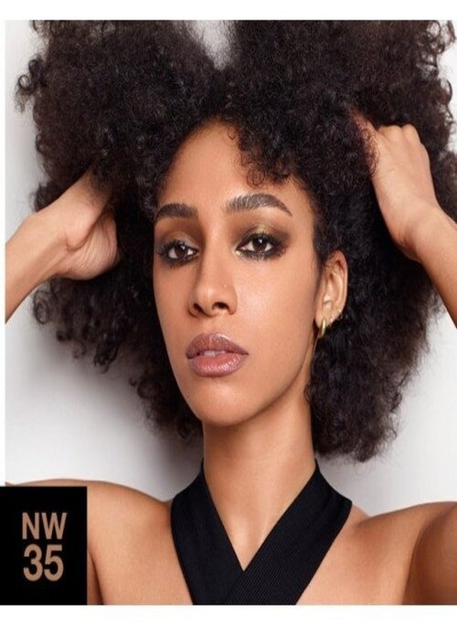 MAC Cosmetics MAC Studio Fix Fluid SPF 15 Foundation NW35 – 24HR Long-Wear, Matte Finish, Oil Control, Medium-to-Full Coverage - Image 4