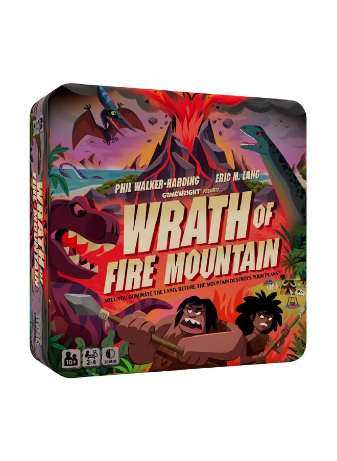 غايمرايت - - Wrath Of Fire Mountain - لعبة لوحية - هل ستسيطر على الأرض قبل أن يدمر الجبل خططك؟ 10 سنوات فأكثر، 2-4 لاعبين - Image 1