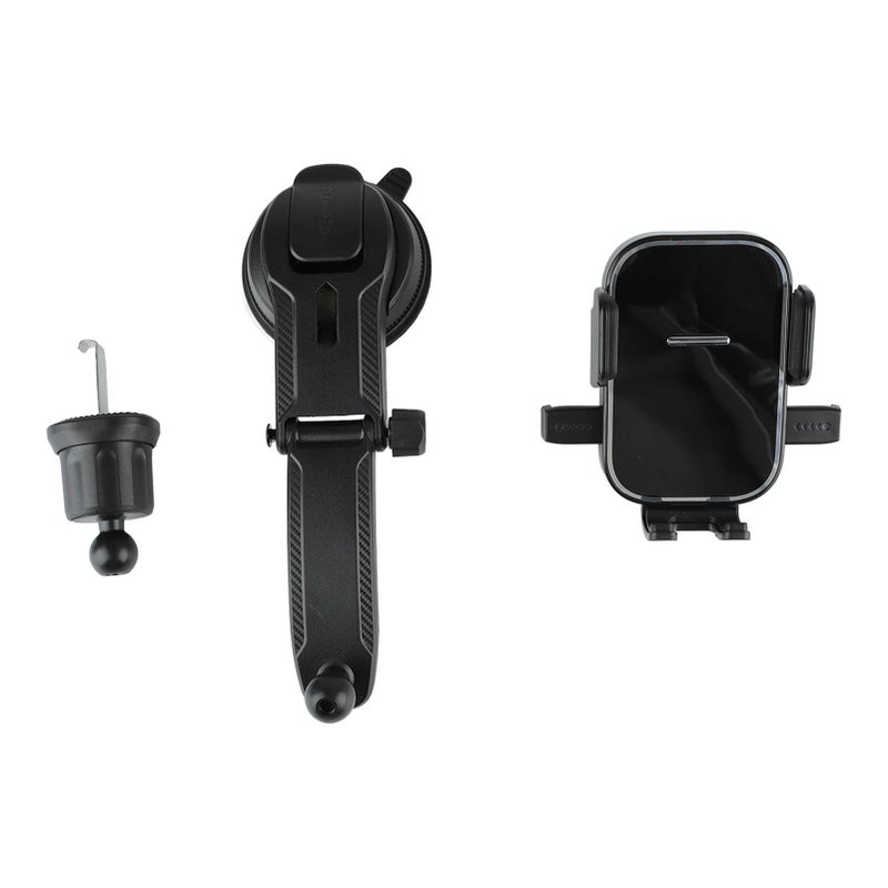 Car Phone Mount: 360° Adjustable Telescopic Arm - Strong Suction Cup Dashboard Phone Holder for Car, Truck Hands-Free Driving - Image 1
