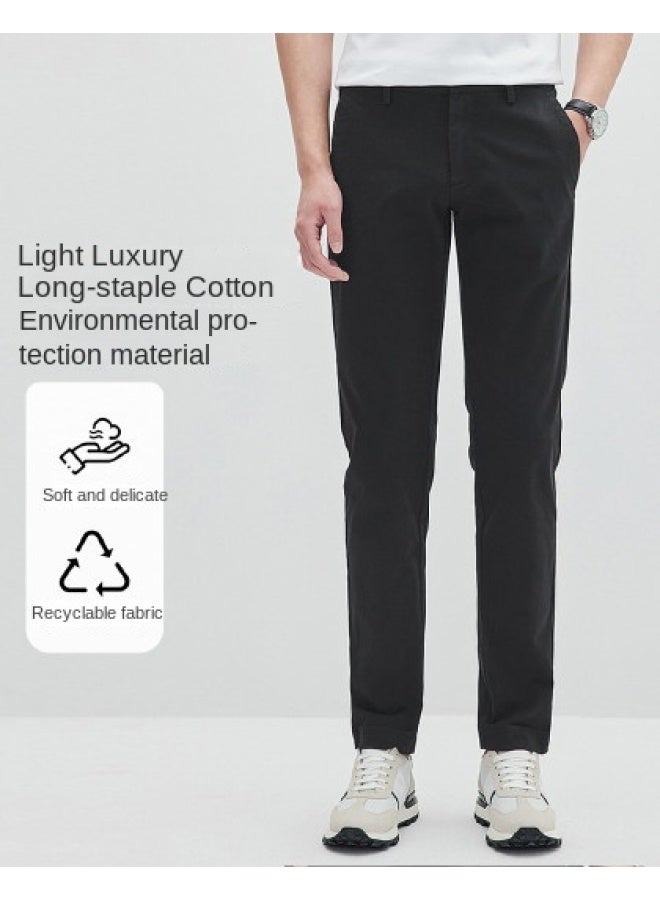 Septwolves Eco-friendly Recyclable Basic Versatile】25 Autumn Winter Classic Men's Pants Colorful Brushed Casual Trousers For Men - Image 1