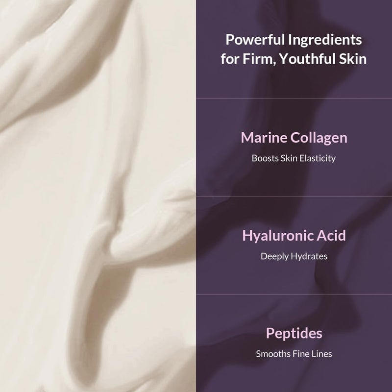 MIZON Collagen Line. Collagen Power Firming Enriched Cream, Korean skincare, wrinkle care, firm skin, anti aging (1.69 FL oz) - Image 4