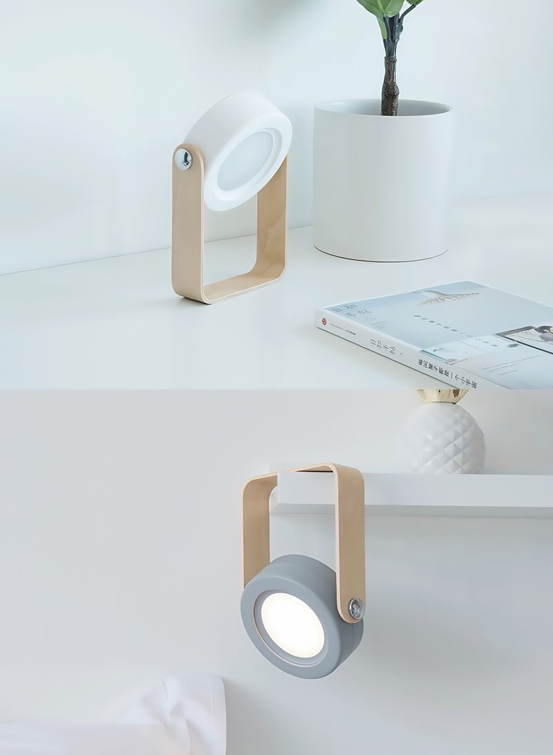 TAYYIB NOOR Smart Table Lamp, Dimmable Night Light for Bedroom, Rechargeable LED Lights for Home, Touch Control Eye-Caring for Kids Room, Nursery, and Living Room - Image 3