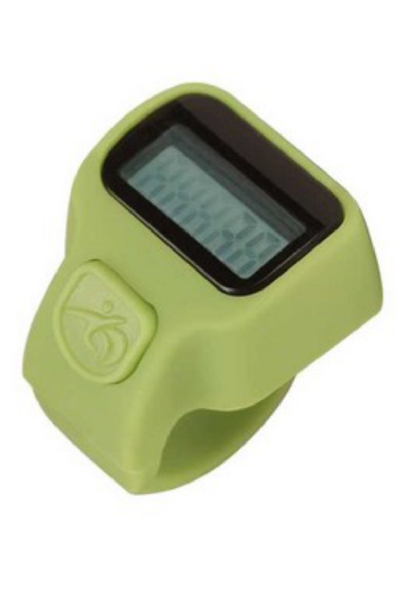 عداد التسبيح الرقمي الذكي للأصبع مع إضاءة LED ليلية: رؤية واضحة، محمول، مقاوم للماء، ومتعدد الاستخدامات للأذكار والصلاة لون اخضر - Image 1