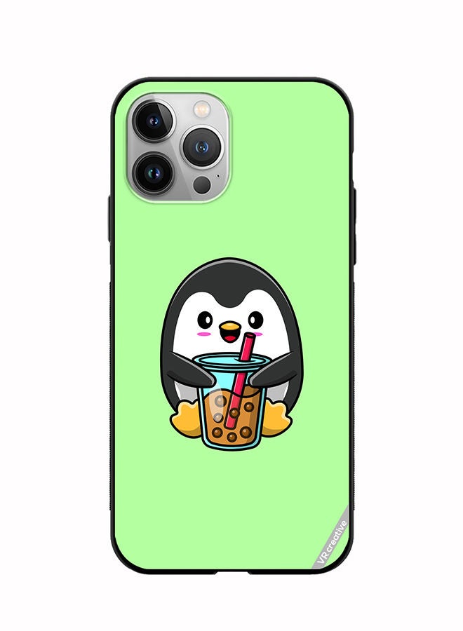 VR CREATIVE Protective Case Cover For Apple iPhone 12 Pro Max Penguine Cola Design Multicolour - Image 1