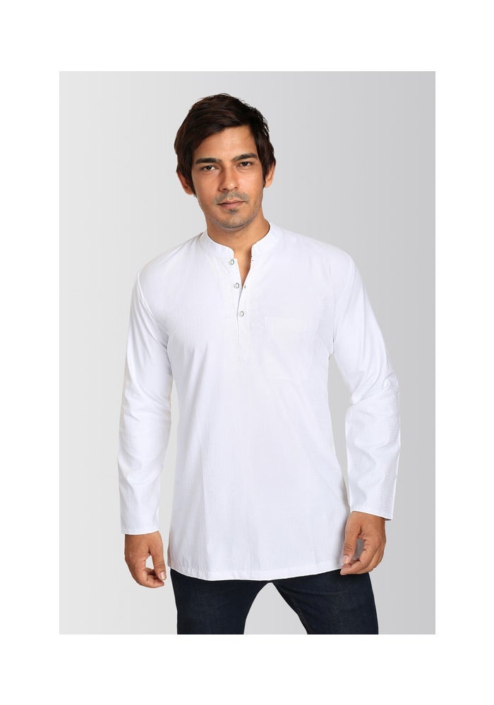 ARCHATTIRE Men's White Cotton Kurta for Men - Image 2