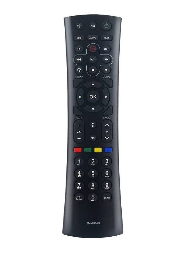 Zaboon Remote Control For Humax Receivers H04S Black - Image 1