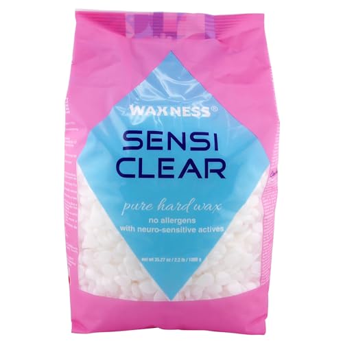 Waxness Sensi Clear Glass Rosin Free Hard Wax 2.2 lb / 1 kg - Image 1