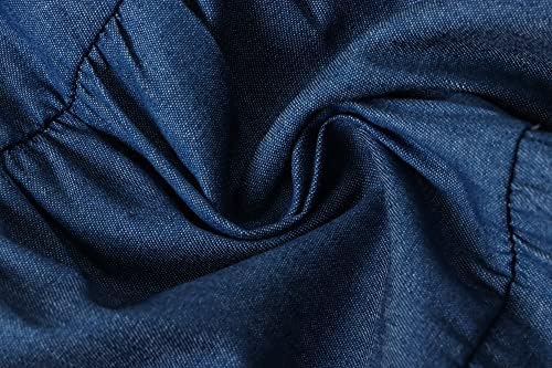 J·E Sterguard Girls' Skirt Pure Cotton Navy Blue Knee Length A-Line Hem Skirts for Girl 14-16 2252SL7 - Image 5