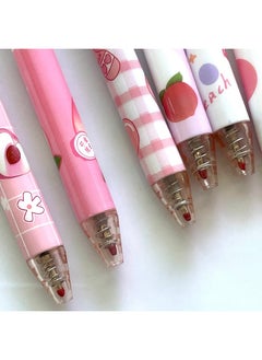 5 Pack Gel Pens Retractable Black Ink Rollerball Pens Students Stationery Fruit Peach Office Pens School Prize Girl Gift Pens - pzsku/Z7850CE80A97D53A079ACZ/45/_/1720608666/51255c87-5d0e-4e7d-949f-6921fa21fd99