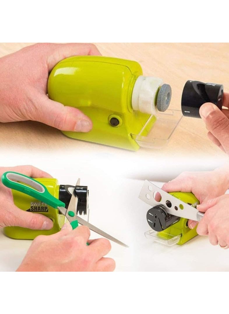 SMARTCAM SMARTCAM Cordless Motorized Knife Blade Sharpener Tool Precision Power Sharpening  - Image 4