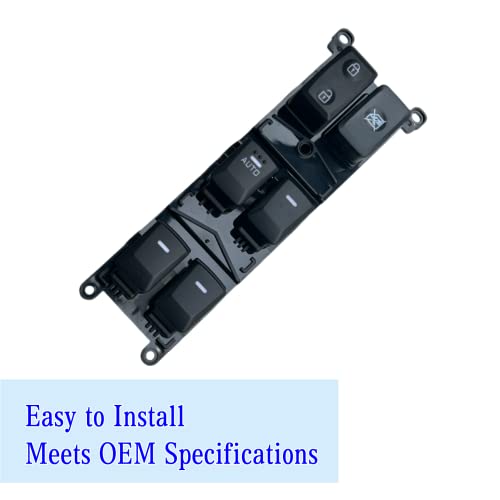 MOJTBE Power Window Master Switch Compatible with Kia Rio 2012 2013 2014 2015 Replace OE# 93570-1W155 Front Left Driver Side - Image 3