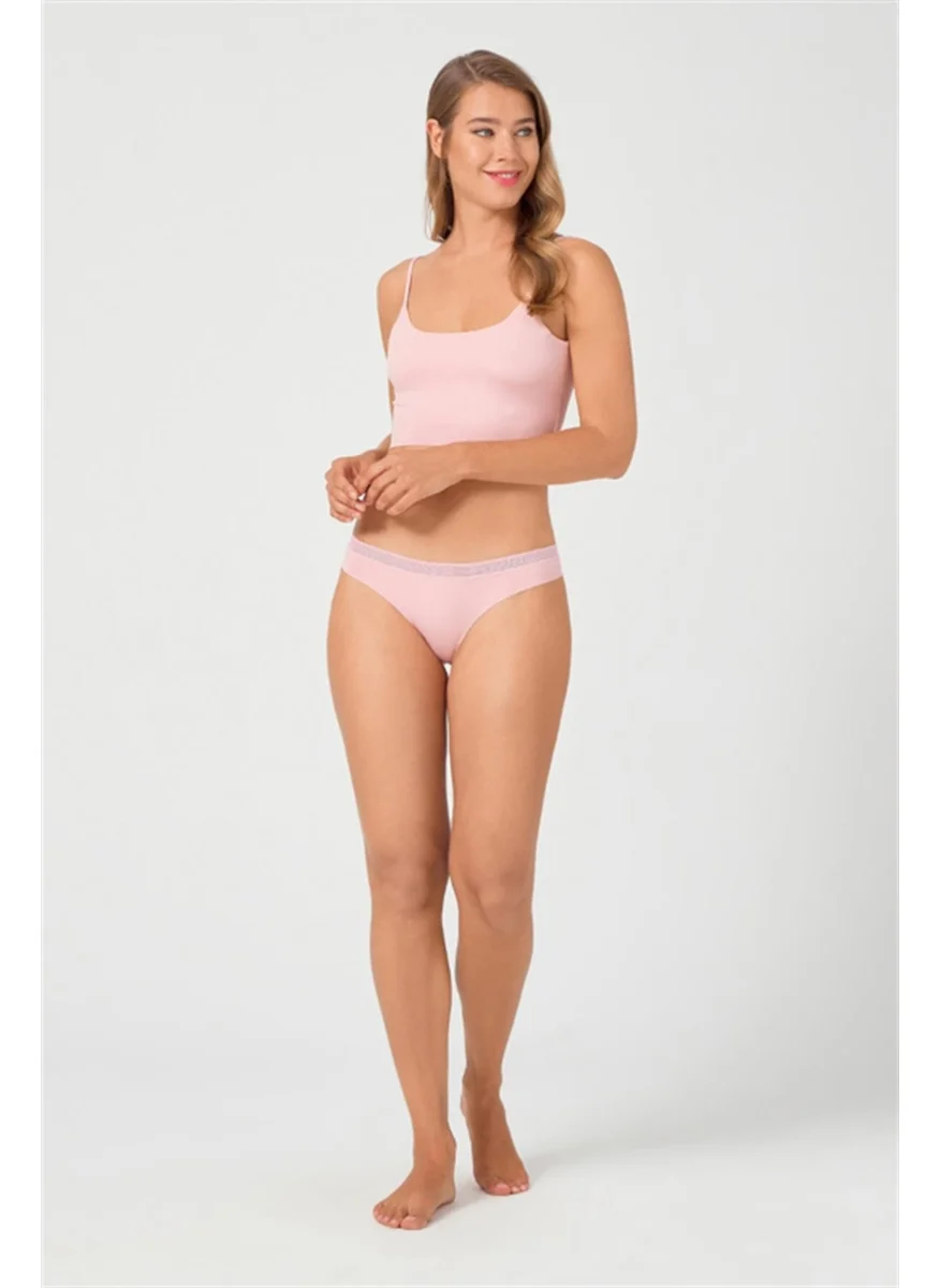 COTTONHILL Mesh Elastic Laser Cut Bikini Panties 3 Pack