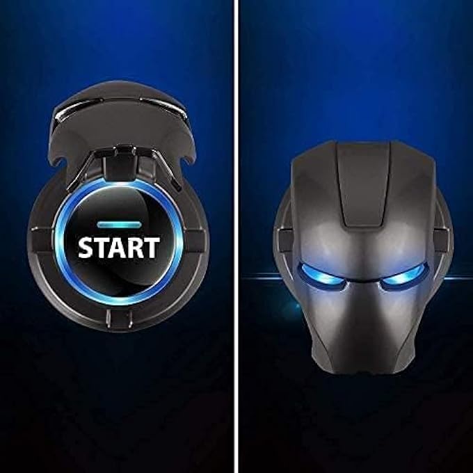 SWIUKPHE Black AntiScratch Abs Car Push Start Button Cover Engine Start Stop Decoration Protector Universal Auto Interior Accessory - Image 4