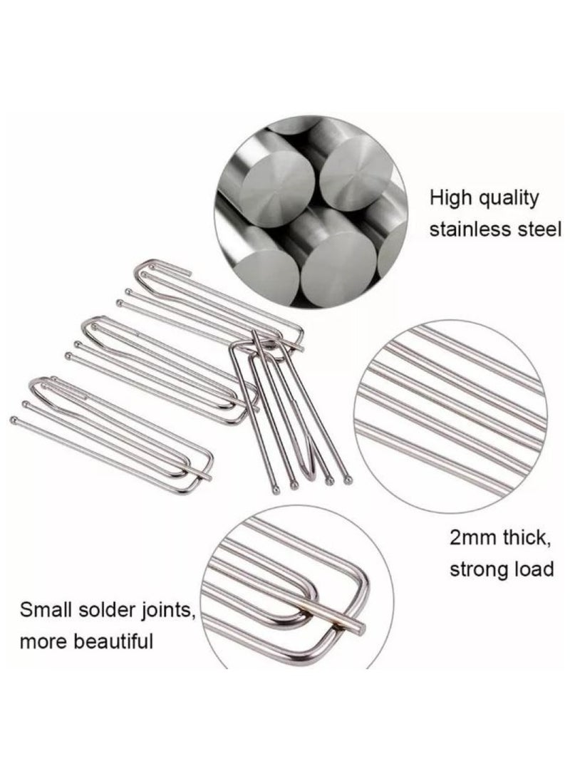 AL WADI FURNITURE - Heavy Duty Ultra Corded Double Adjustable Extendable Traverse Curtain Rails Curtain Tracks  with Curtain Hanging Pinch Pleat 4 Prongs Hooks, 210 – 398 cm, WHITE - Image 1