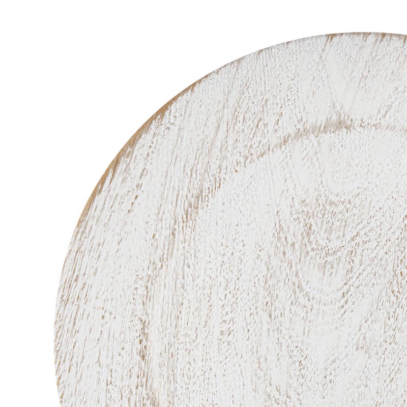 Opexscal 13" Antique White Charger Plates, Round Charger for Dinner Plates, Farmhouse Plate Chargers, Rustic Table Chargers for Parties, Family Dinners, 6Pcs - Image 3