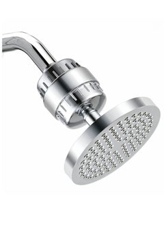 AMINAC Filtered Shower Head and 20-Stage Shower Filter Combo, with 5 Powerful Spray Modes, 360° Adjustable Showerhead for Hard Water, Removes Chlorine and Heavy Metals, Chrome Finish  - Image 1