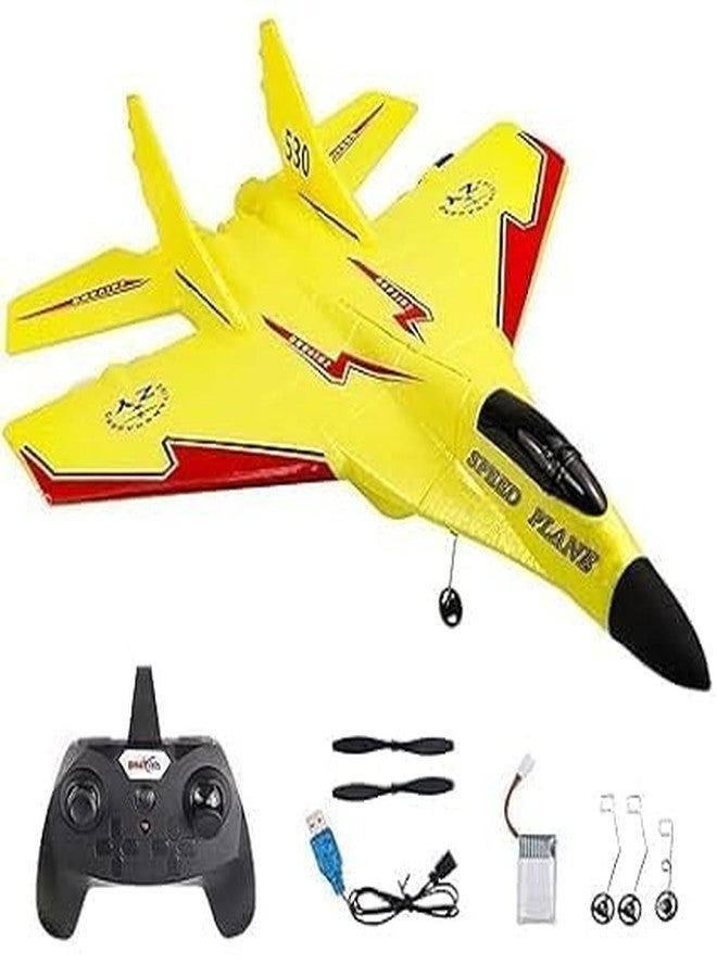 Mossio Rc Airplanes, Remote Control Airplanes Glider 2.4 GHZ, Easy to Fly Remote Control Fighter, Epp Foam Rc Aircraft with Automatic Balance Gyro for Kids/Adult Kids(Multicolor) - Image 1