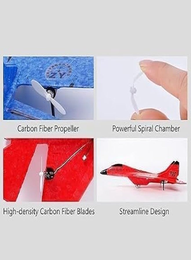 Mossio Rc Airplanes, Remote Control Airplanes Glider 2.4 GHZ, Easy to Fly Remote Control Fighter, Epp Foam Rc Aircraft with Automatic Balance Gyro for Kids/Adult Kids(Multicolor) - Image 5