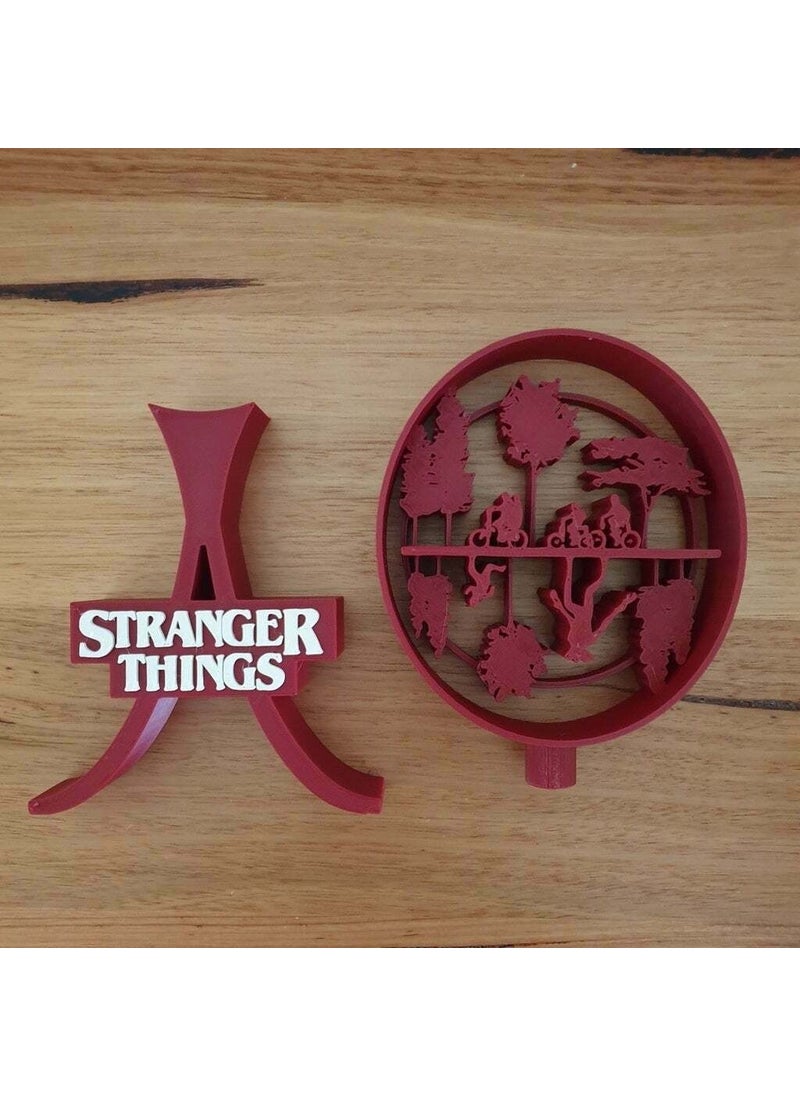 3D Layer Craft - Stranger Things Headphone Stand Headphone Holder - Image 1