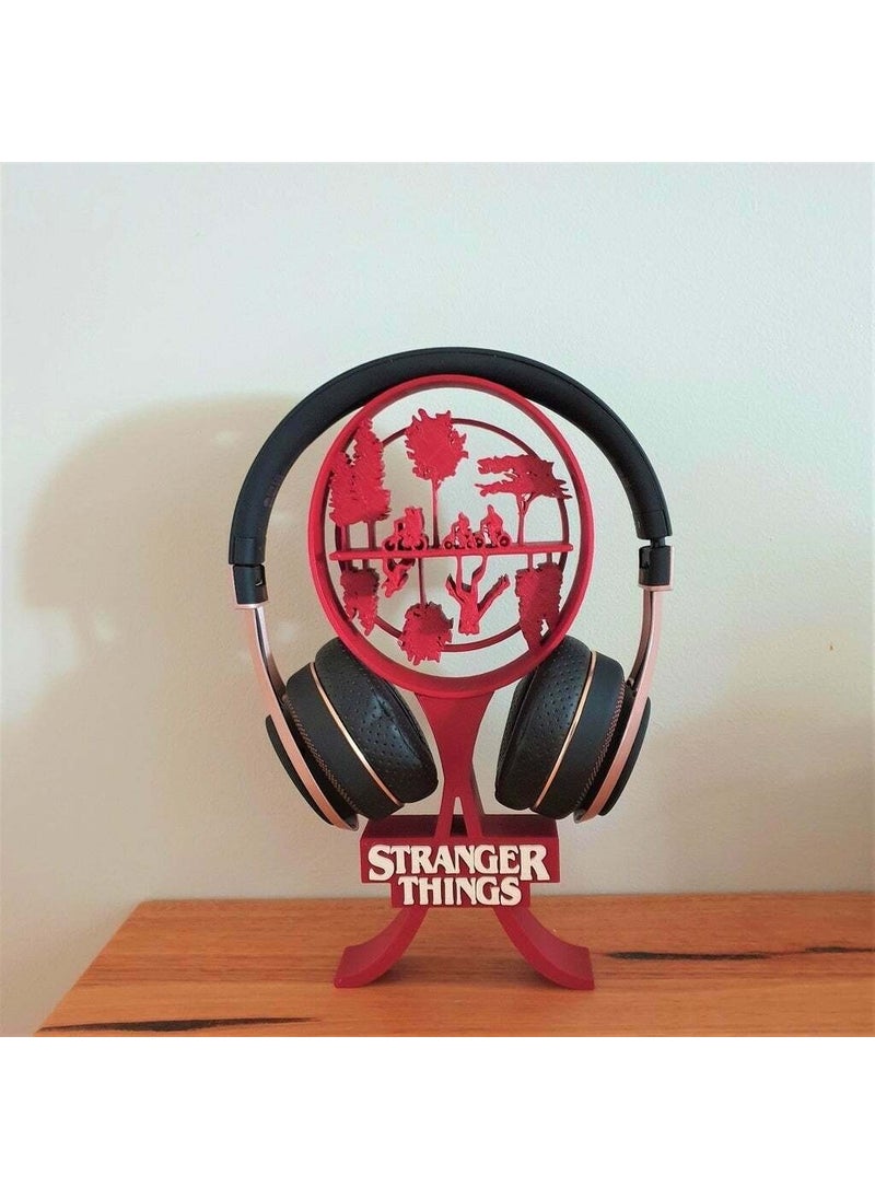 3D Layer Craft - Stranger Things Headphone Stand Headphone Holder - Image 1