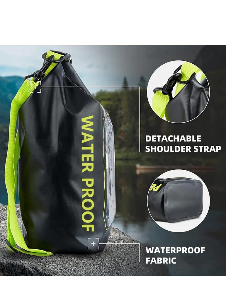 Generic 2L  Dry Bag Swimming Pack Touch Screen Outdoor Waterproof Kayak Storage Bag Trekking Drifting Rafting Surfing Boating Backpack - Image 4