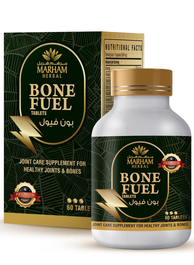 Bone Fuel Tablet: Joint Care Supplement for Healthy Joints and Bones | Optimize Bone Health and Joint Comfort with Bone Fuel: Premium Formula for Joint Support, Flexibility, and Mobility (60 Tablets)