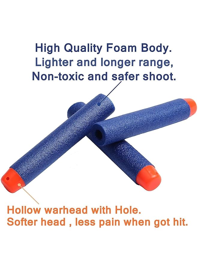 Mumoo Bear 7.2Cm Refill Foam Bullet Darts For N Strike Elite Series Blasters Kid Toy Gun (100Pcs Blue) - Image 3