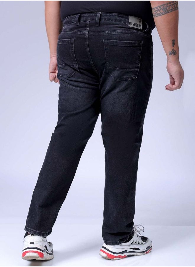 HARDSODA Men Plus Size Slim Fit Solid Mid-Rise Stretchable Jeans  - Image 2