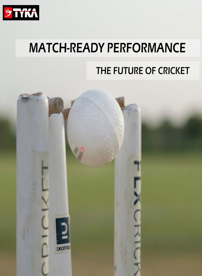 TYKA Plastic Light Gravix Moisture Resistant Cricket Ball 50+ GMS - Eco-Friendly Training Ball | All Weather Durable Performance | True Bounce, Engineered Power (All Levels) Pack of 3 (Cricket) - Image 5