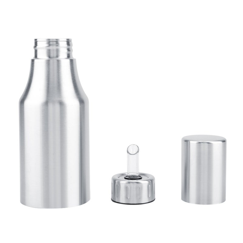 Stainless Steel Olive Oil Bottle Leakproof Vinegar Dispenser Kitchen Spice Storage Can(1000ml) - Image 5