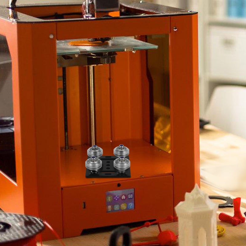 V Wheel Plate Aluminum Profile Wheel 3D Printers Part Easy to Install and Smooth Gantry Plate Compatible for 2020 Series Aluminum Profiles - Image 5