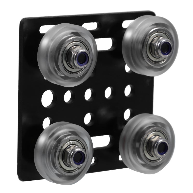 V Wheel Plate Aluminum Profile Wheel 3D Printers Part Easy to Install and Smooth Gantry Plate Compatible for 2020 Series Aluminum Profiles - Image 1