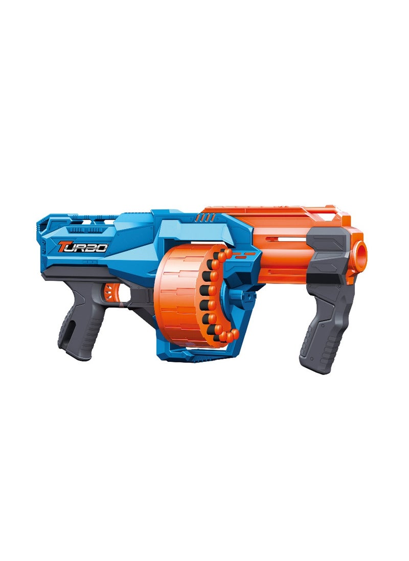Turbo - Attack X Force Manual Soft Bullet Gun with 24X Soft Shells for Action - Image 1