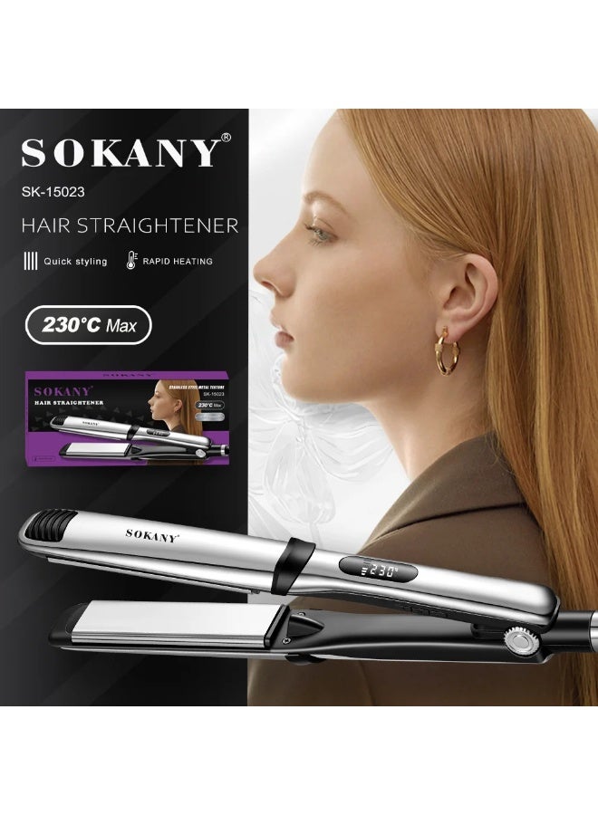 Sokany SK-15023 Digital Hair Straightener – Precise Temperature Control - Image 2