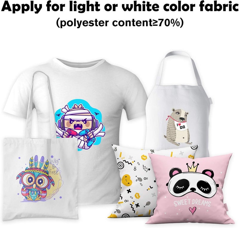 A-SUB Sublimation Paper 8.5x11 Inch for DIY Unique Christmas Gifts Compatible with Inkjet Printer which Match Sublimation Ink 100 Sheets - Image 2